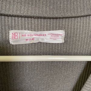 Long length button down sweater